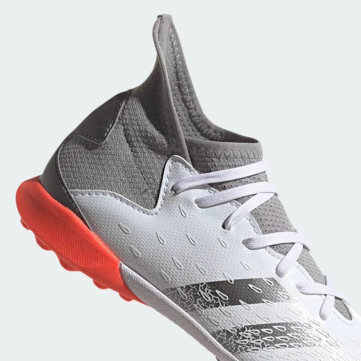Adidas JR Predator Freak .3 TF - White-Iron Metallic (Detail 2)