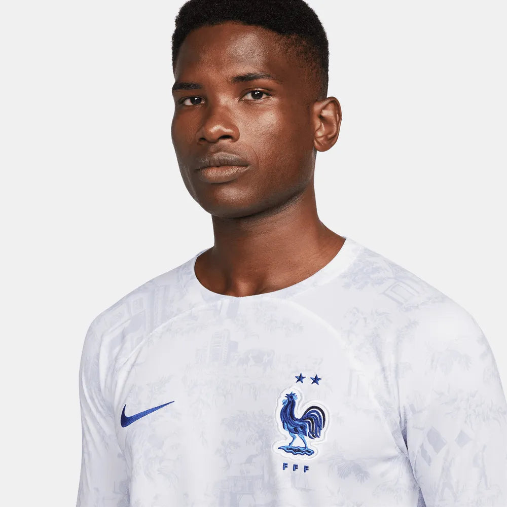 Nike 2022-23 France Long-Sleeve Away Jersey (Detail 1)
