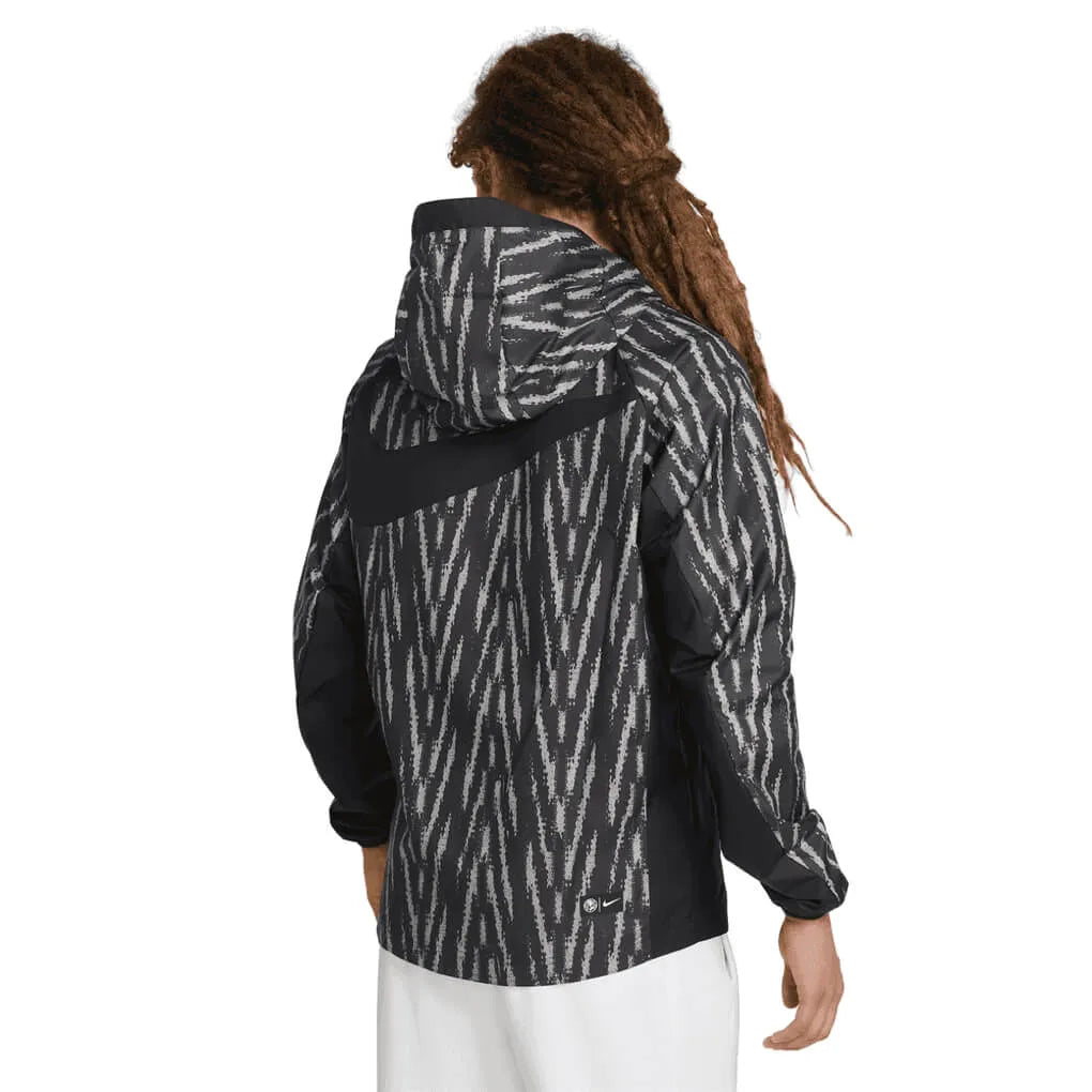 Nike 2022-23 Club America AWF Full Zip Jacket - Black-Grey (Model - Back)