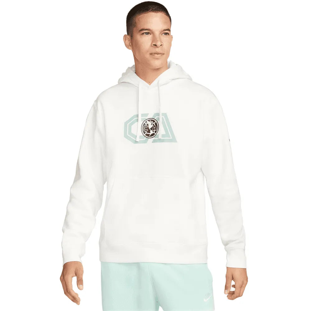 Nike 2022-23 Club America Fleece Hoodie (Model - Front)