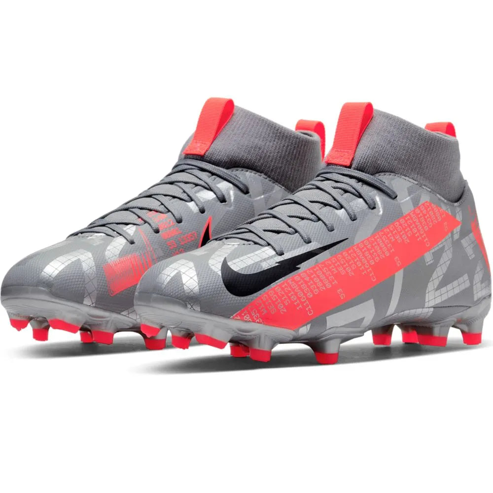 Nike JR Superfly 7 Academy FG - Grey-Red