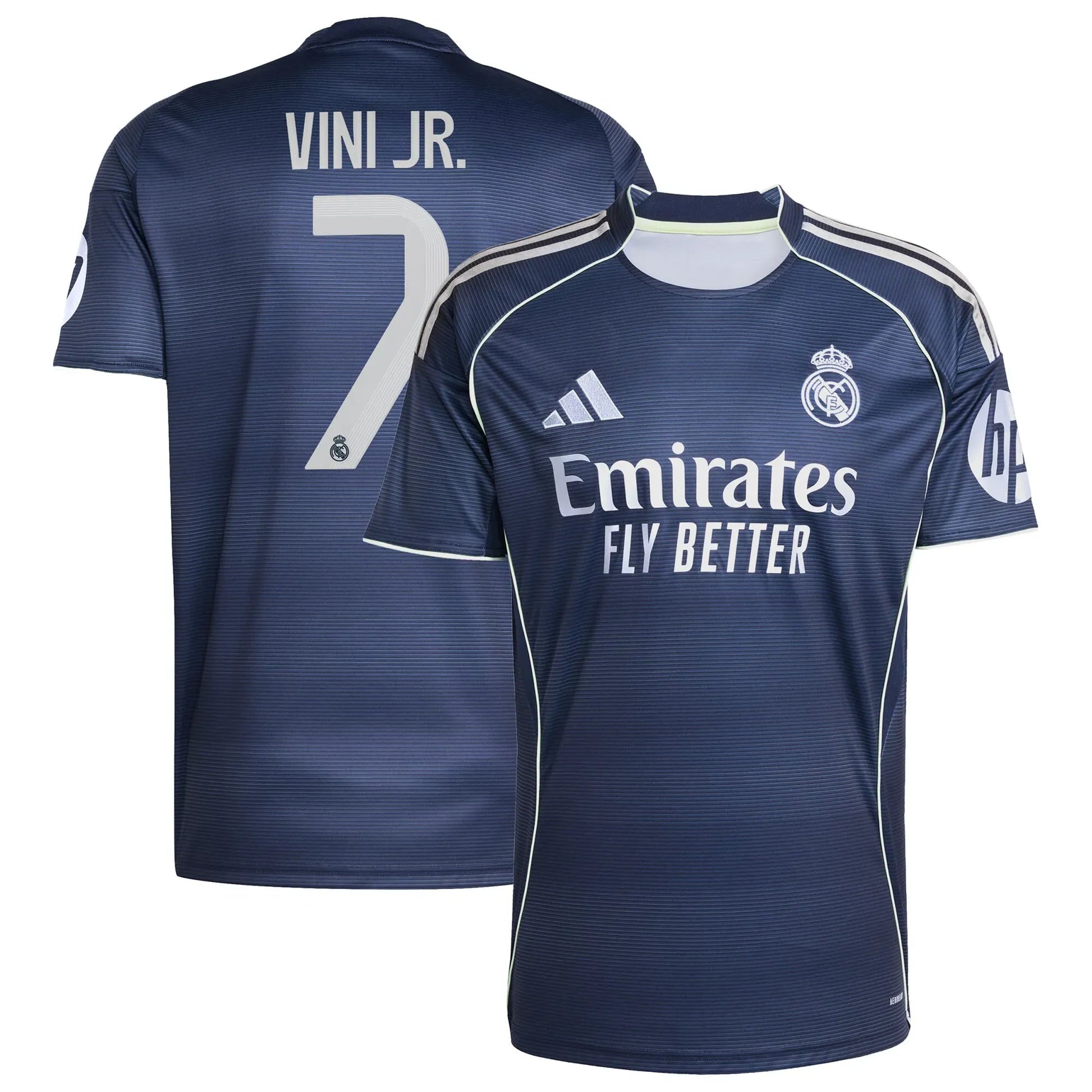 adidas 2025-26 Real Madrid Men's Stadium Away Soccer Jersey (Vini JR.)