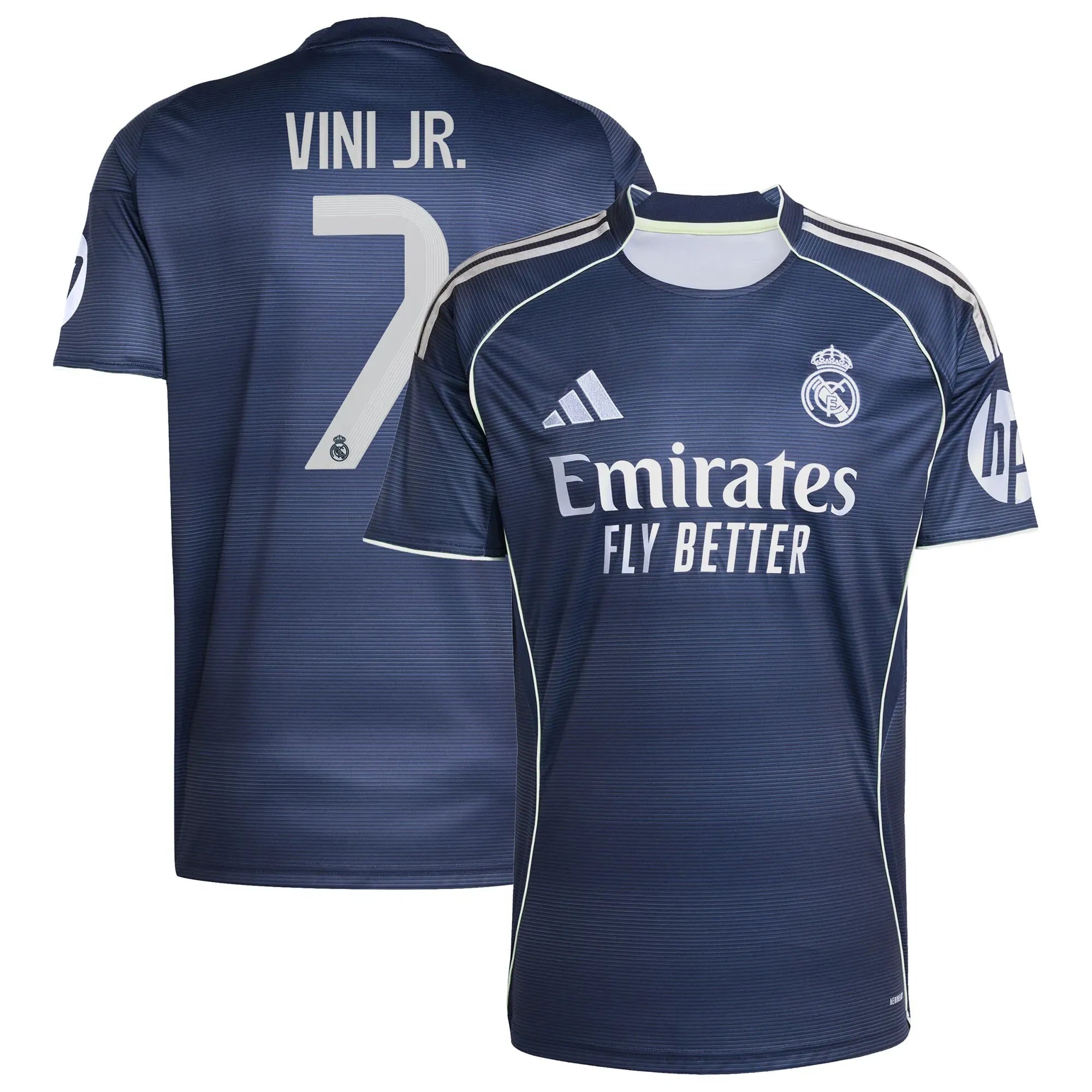 adidas 2025-26 Real Madrid Men's Stadium Away Soccer Jersey (Vini JR.)