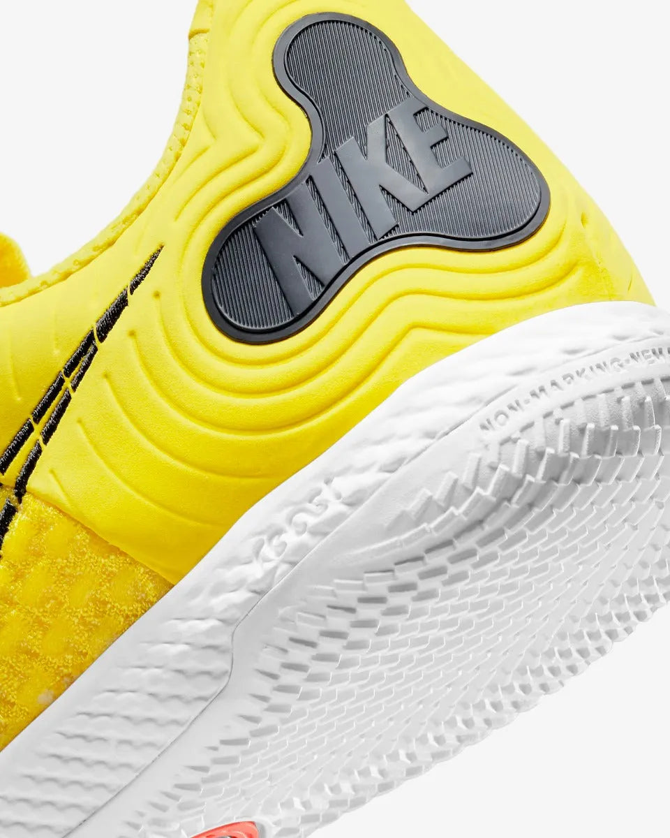 Nike React Gato Indoor Soccer Shoes IC - Yellow-Dark Grey