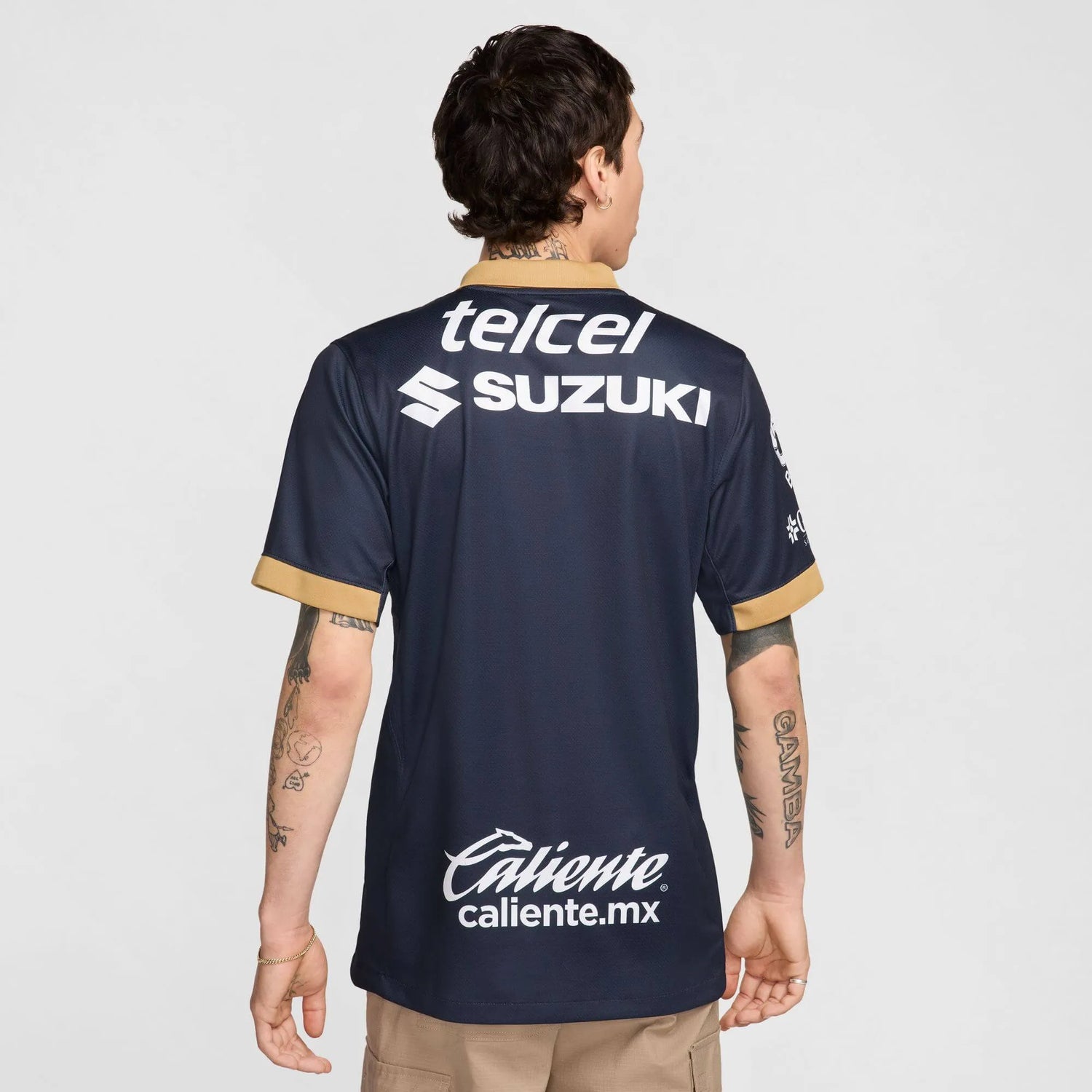 Nike 2024-25 Pumas Men's Stadium Away Jersey (Model - Back)
