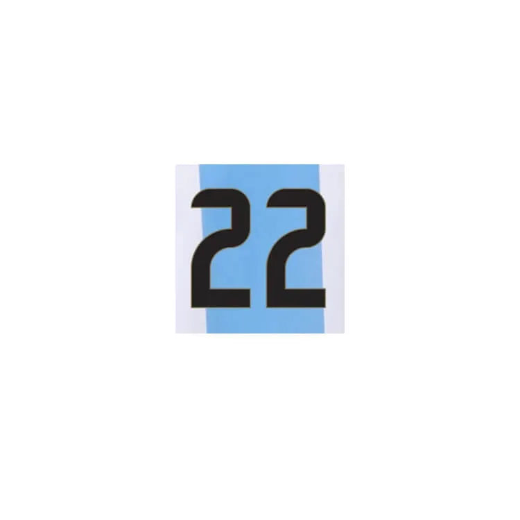 Argentina 2024 25 Home L Martinez #22 Jersey Name Set (Front)