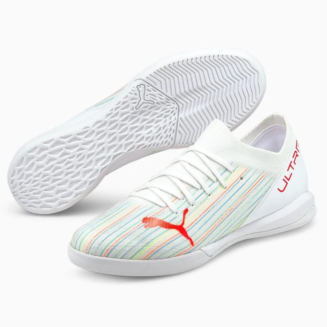 Puma Ultra 3.2 IT - White-Red Blast (Pair)