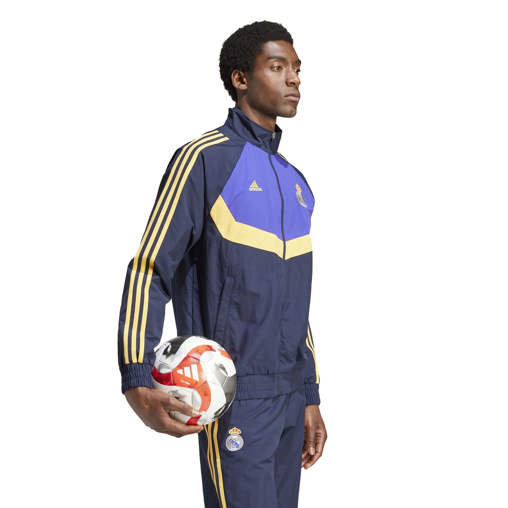 adidas 2024 Real Madrid Men's Woven Track Top (Model - Side)