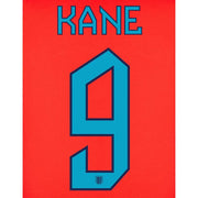 England 2022-23 Away Kane #9 Jersey Name Set (Back)