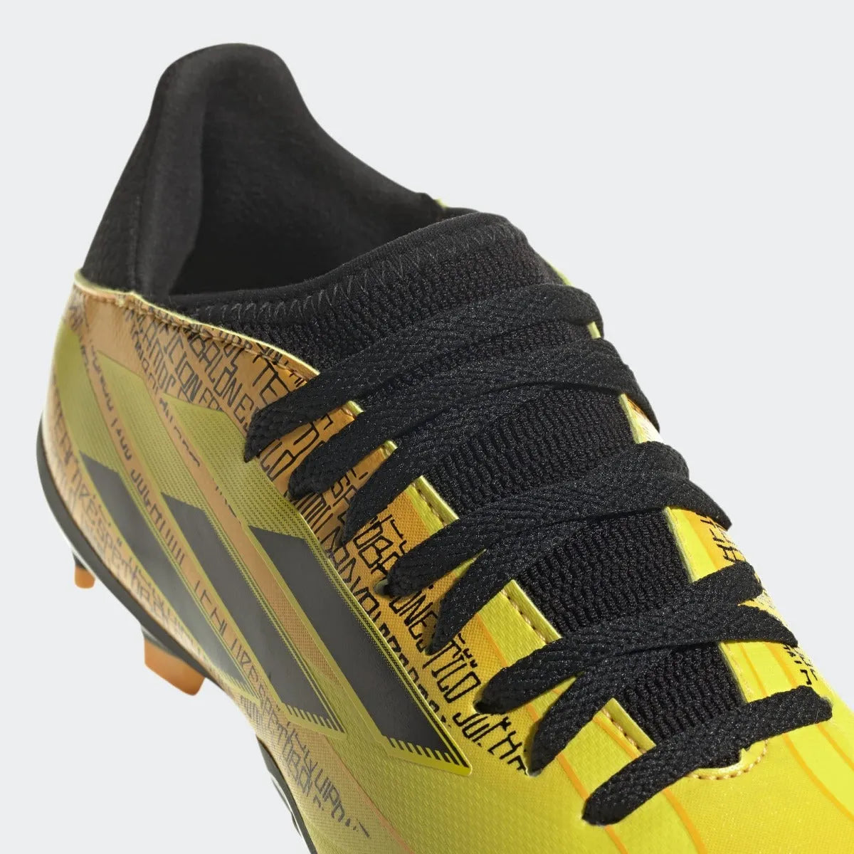adidas JR X Speedflow Messi .3 FG - Solar Gold-Black (Detail 1)