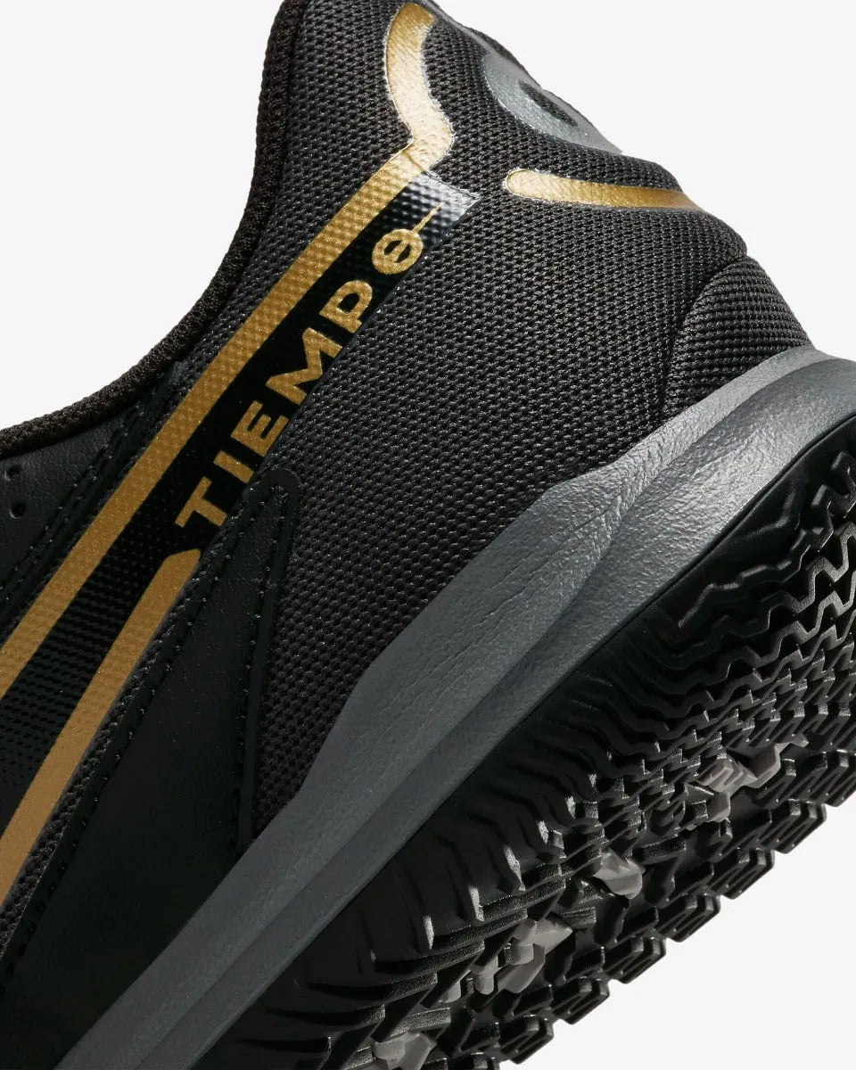Nike Tiempo Legend 9 Academy Indoor - Black-Anthracite-Gold (Detail 2)