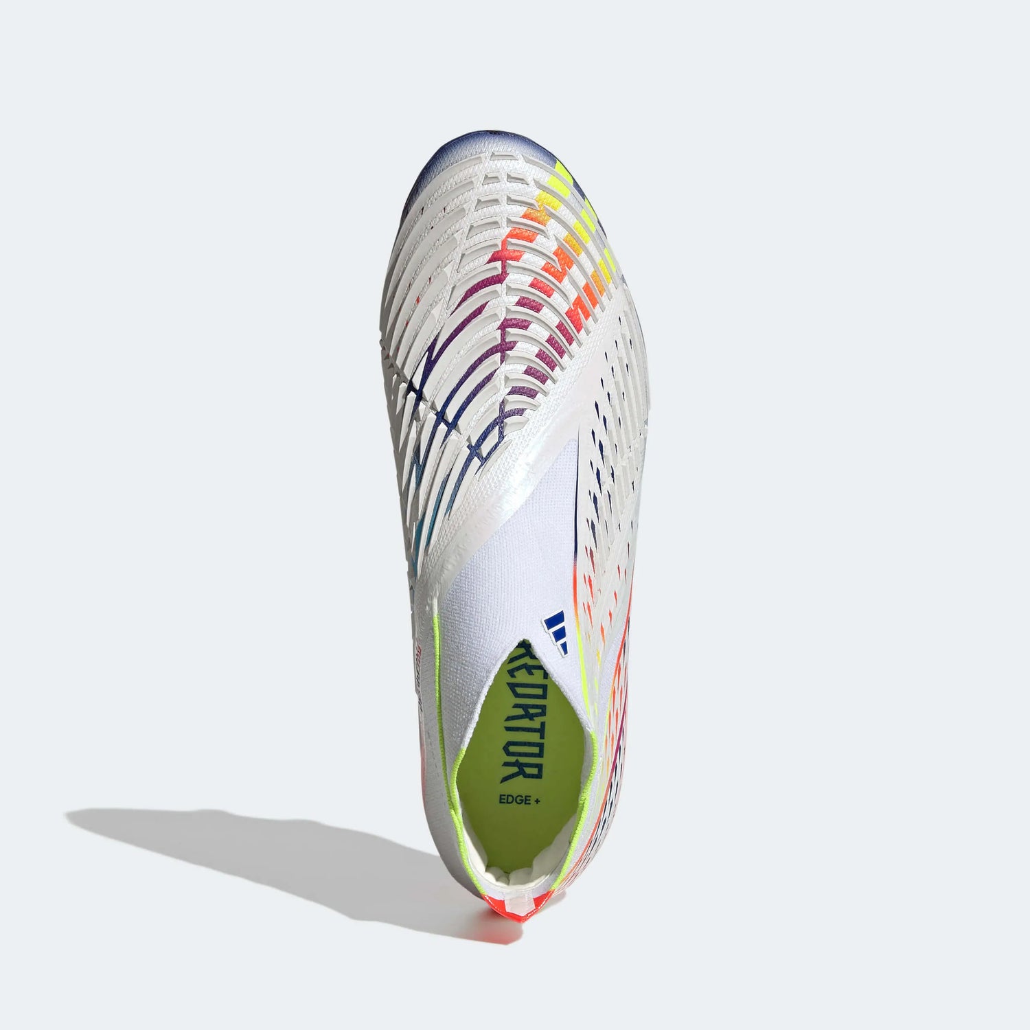 adidas Predator Edge+ FG - White-Yellow-Blue (Top)