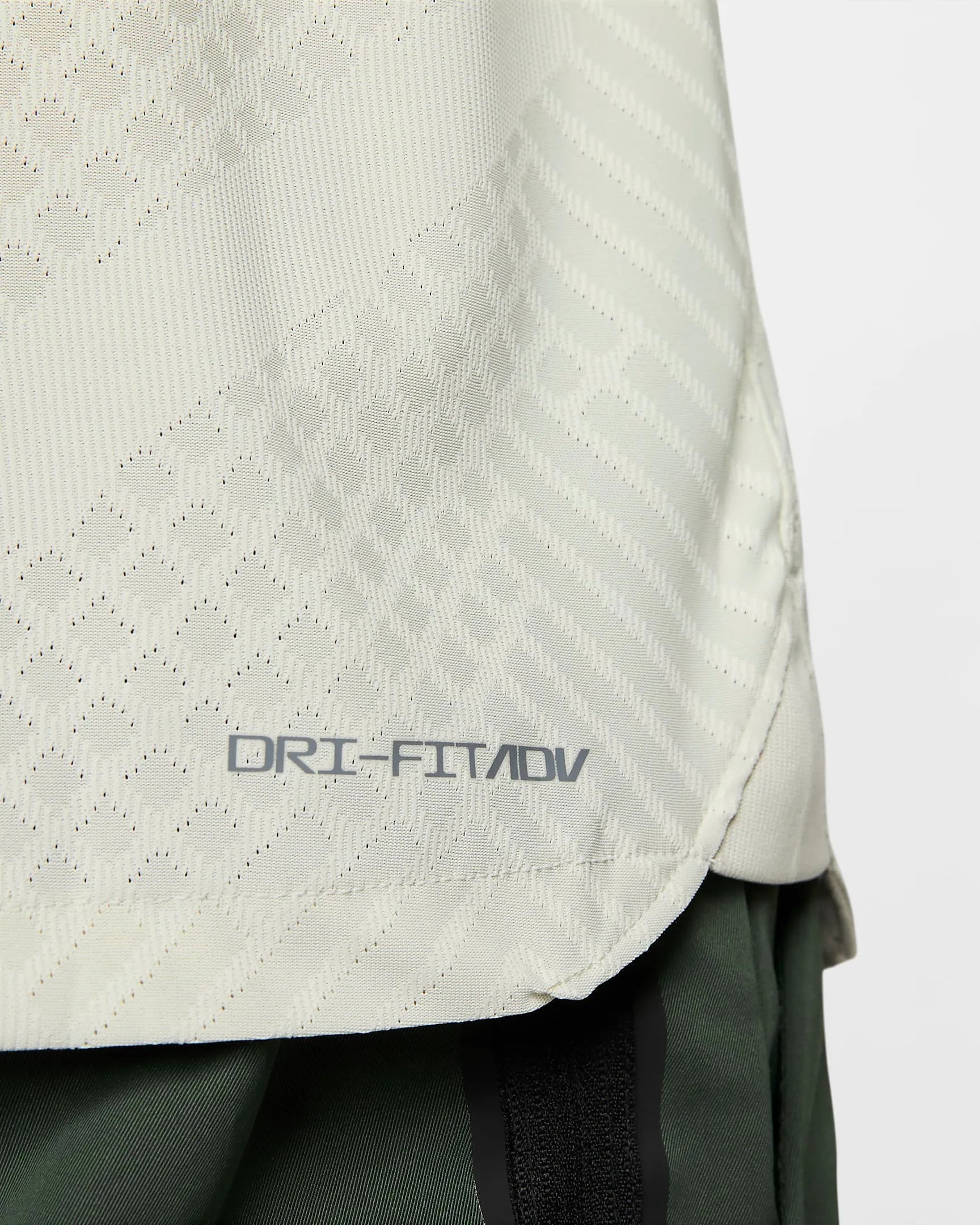 Nike 2023 Portland  Thorns Authentic Away Jersey - Light Bone-Pro Green-Black (Detail 4)