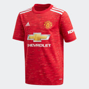 Adidas 2020-21 Manchester United Youth Home Jersey - Red