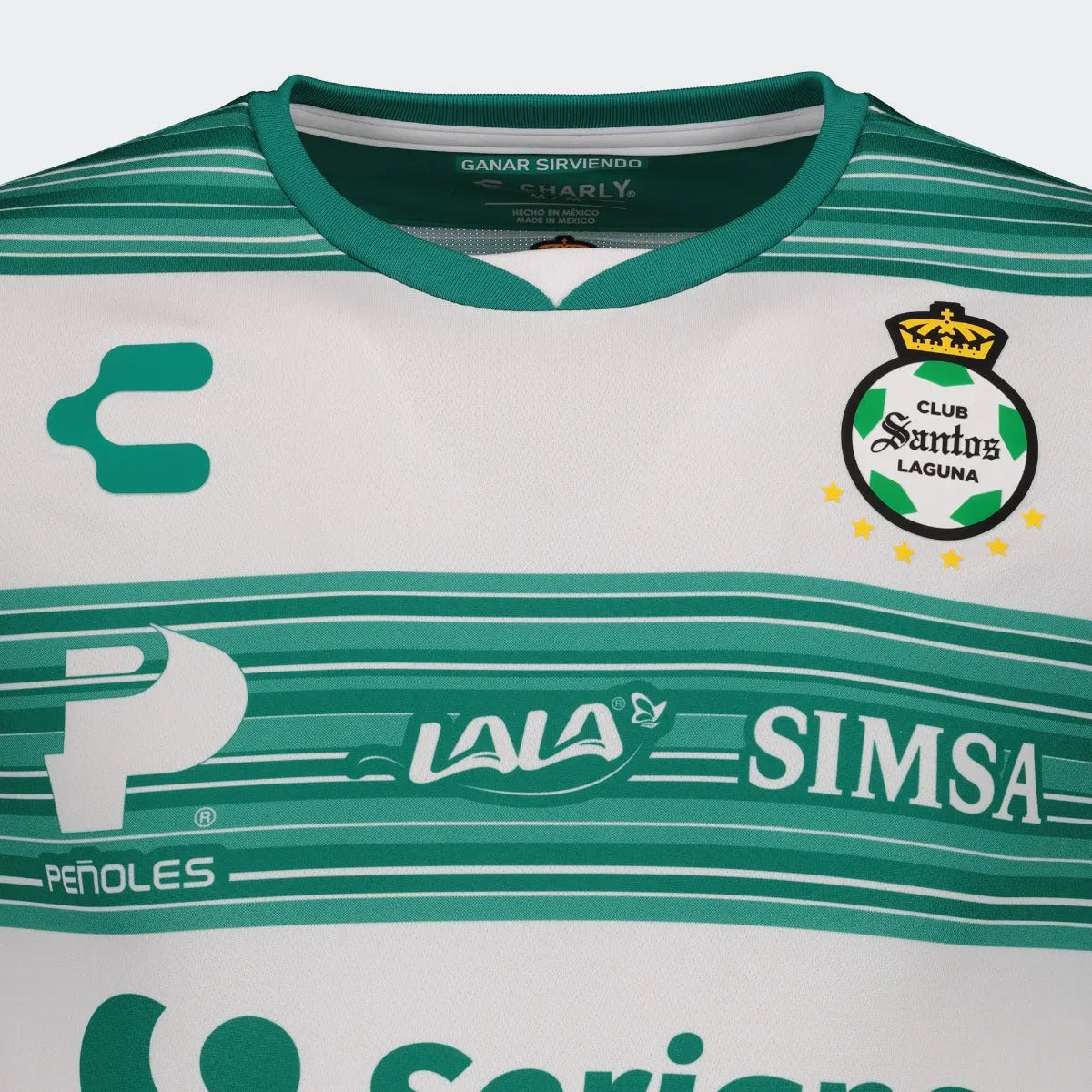 Charly 2020-21 Santos Home Jersey - White-Green