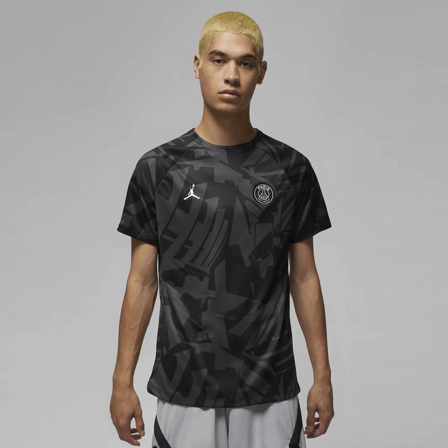 PSG Jordan エムバペレプリカDRI-FIT 黒シャツ Mサイズ Jordan PSG 23/24 4th Dri-Fit Strike Drill Top-Black/Black