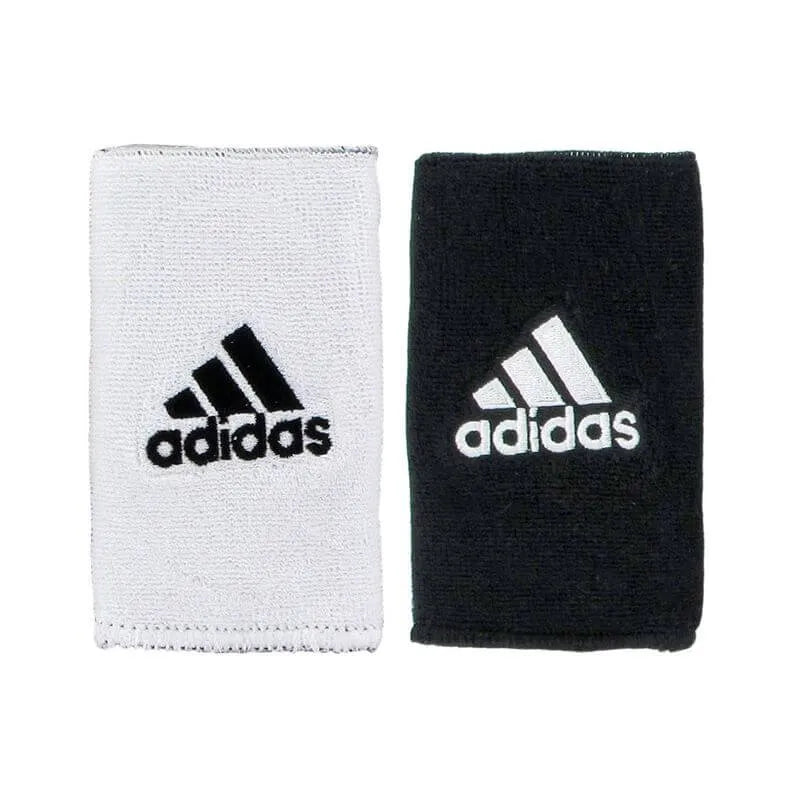 adidas Interval Large Reversible Wristbands Black-White (Pair)