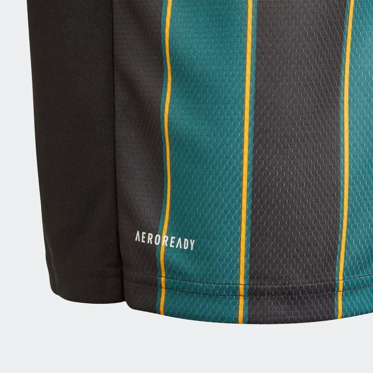 Adidas 2021-22 LA Galaxy Youth Away Jersey - Black-Tech Green
