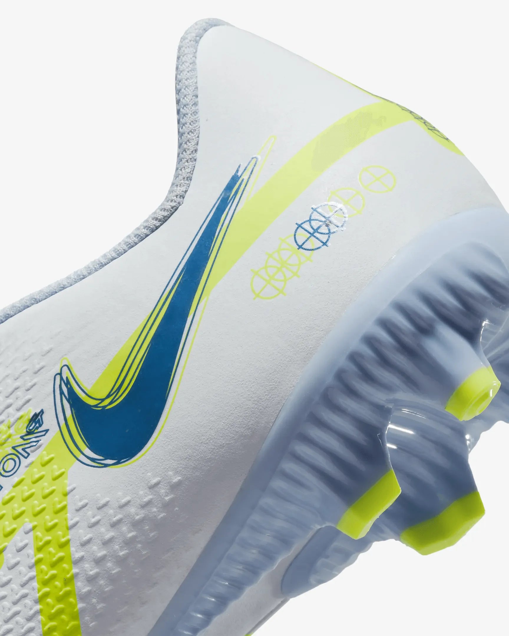 Nike JR Phantom GT2 Academy FG-MG - Grey-Blue (Detail 3)