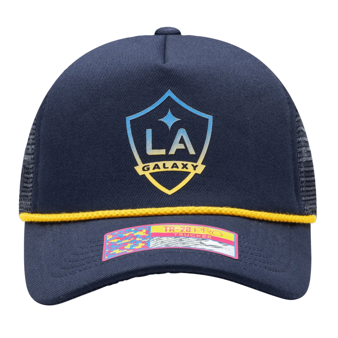 FI Collection LA Galaxy Atmosphere Trucker Hat (Front)