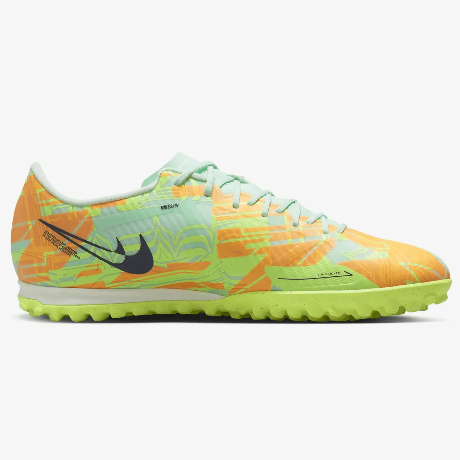 Nike Zoom Vapor 15 Academy Turf - Mint-Blackened Blue (Side 2)