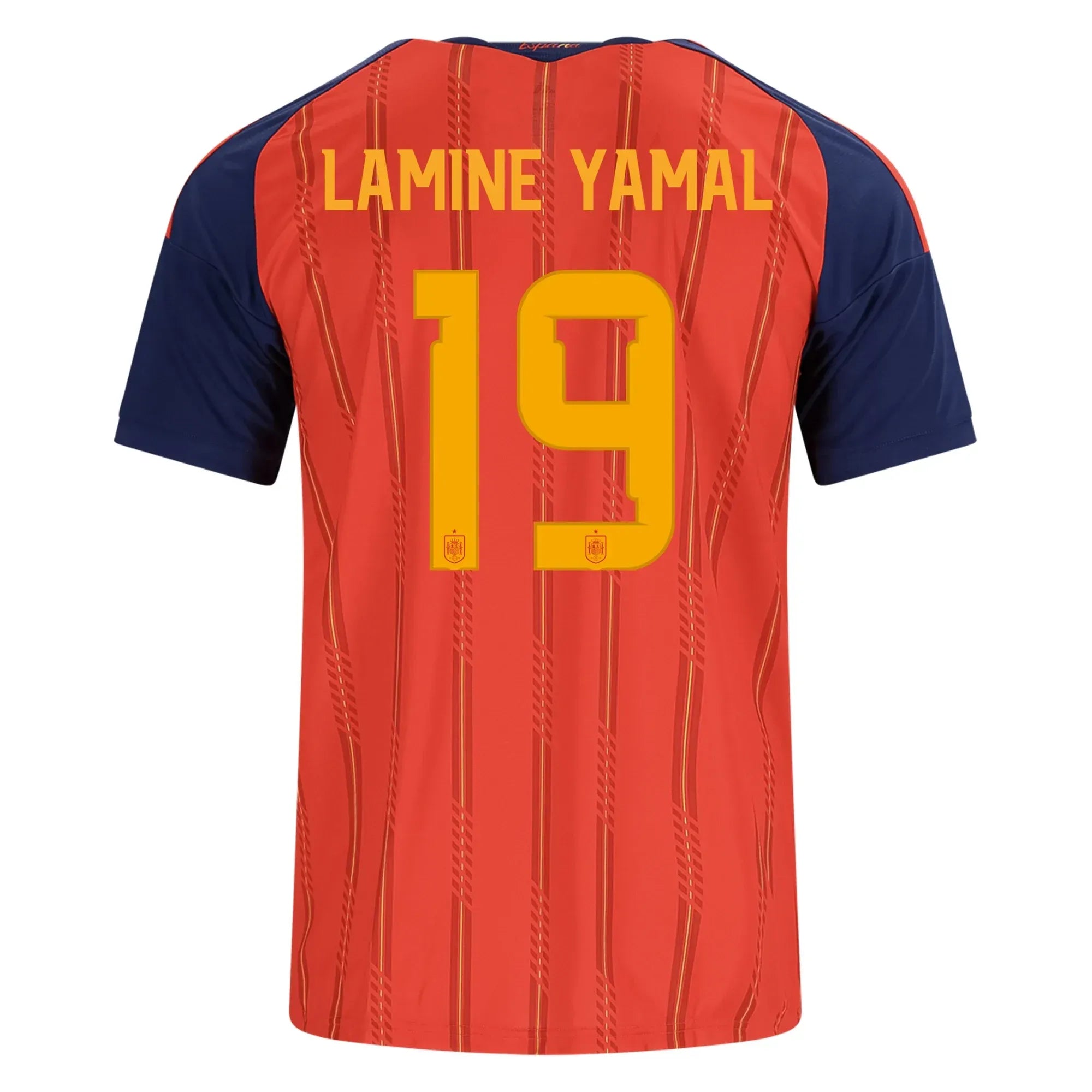 adidas 2026 Spain Men's Stadium Home Soccer Jersey (Lamine Yamal)