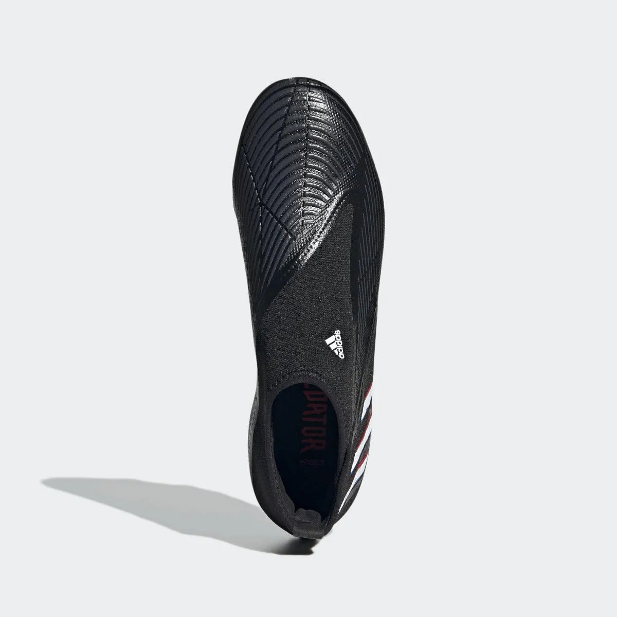 adidas Predator Edge .3 Laceless FG - Black-White (Top)