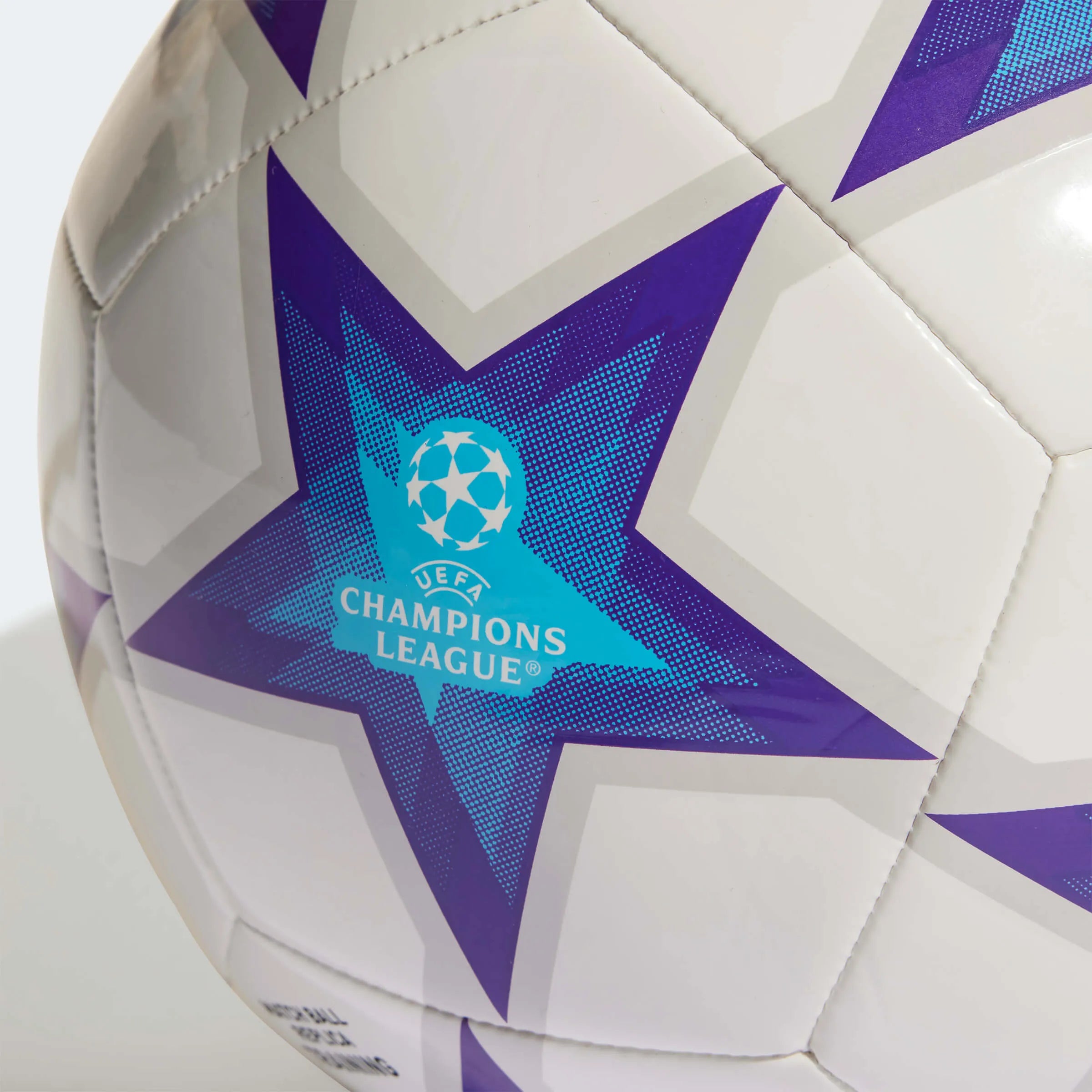 adidas UCL Club Ball White-Blue (Detail 2)