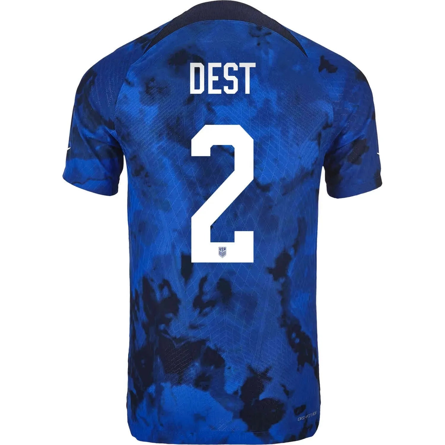 Nike 2022-23 USA Away Vapor Match Authentic Jersey Bright Blue