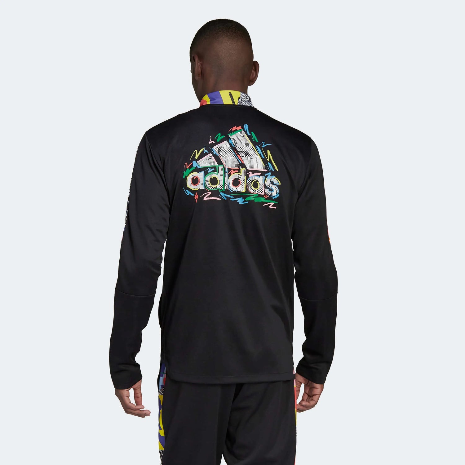 adidas Men's Tiro Pride Jacket (Model - Back)