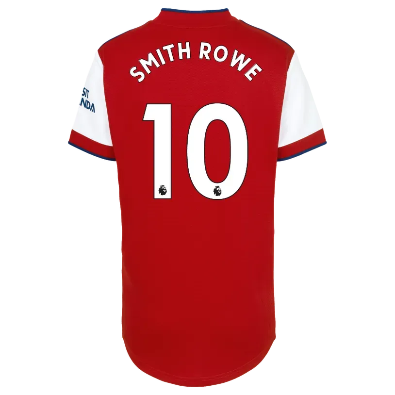 Adidas 2021-22 Arsenal Youth Home Jersey - Scarlet-White
