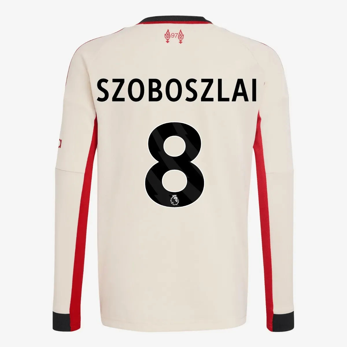 adidas 2025-26 Liverpool Men's Stadium Away Long-Sleeve Soccer Jersey (Szoboszlai)