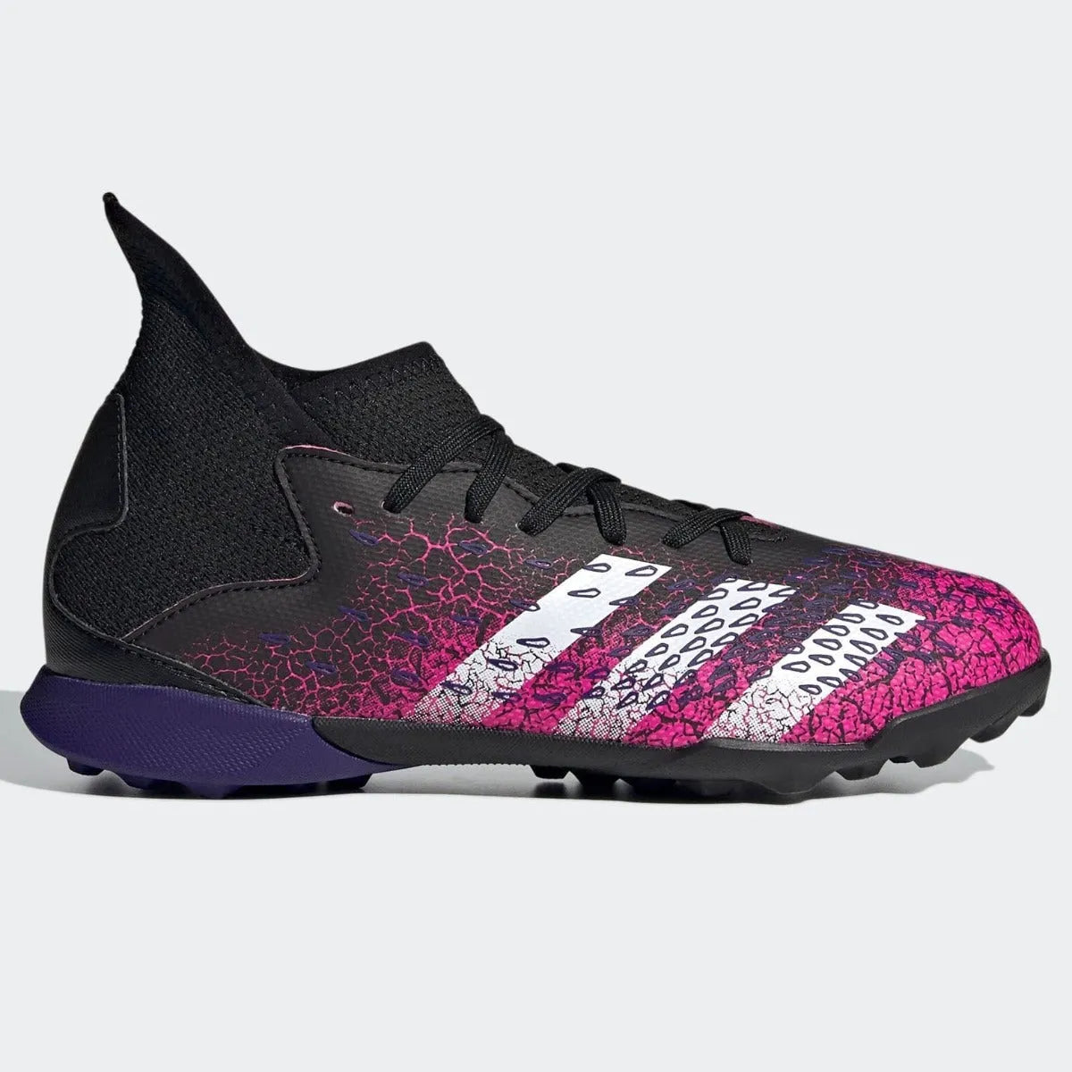 Adidas JR Predator Freak .3 TF - Black-Pink-Purple (Side 1)