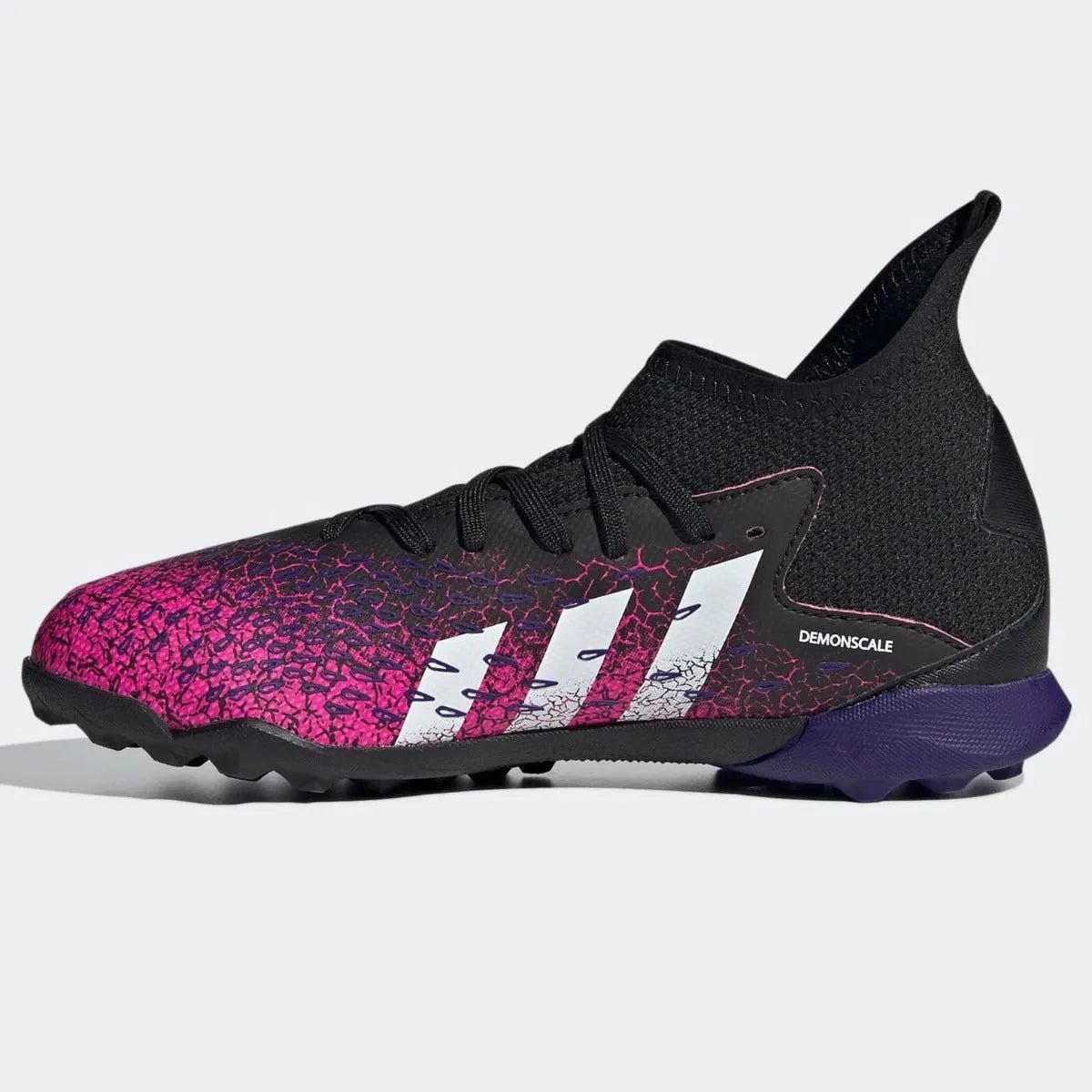 Adidas JR Predator Freak .3 TF - Black-Pink-Purple (Side 2)
