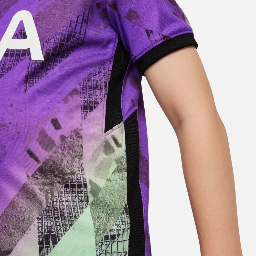 Nike 2021-22 Tottenham Little Kids Third Kit - Wild Berry (Detail 3)