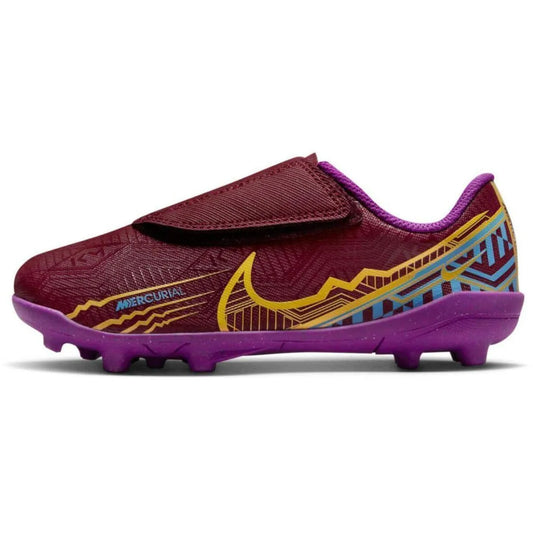 Nike Kids Vapor 15 Club KM MG PS (V) - Dark Beetroot-Gold (Side 1)