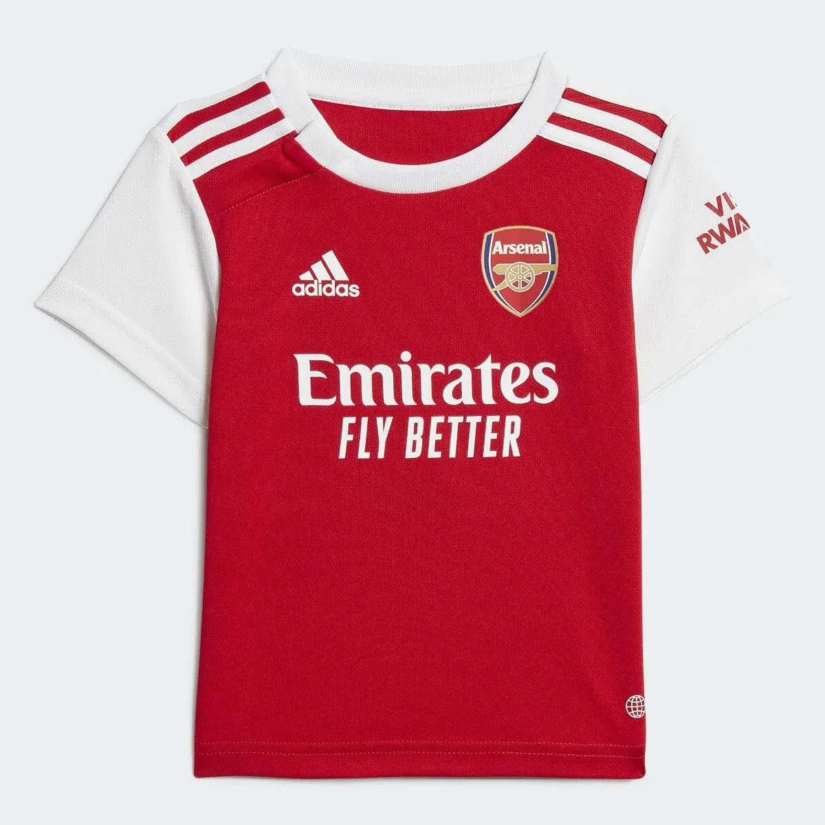 adidas 22-23 Arsenal Home Baby Kit - Scarlet-White (Jersey - Front)