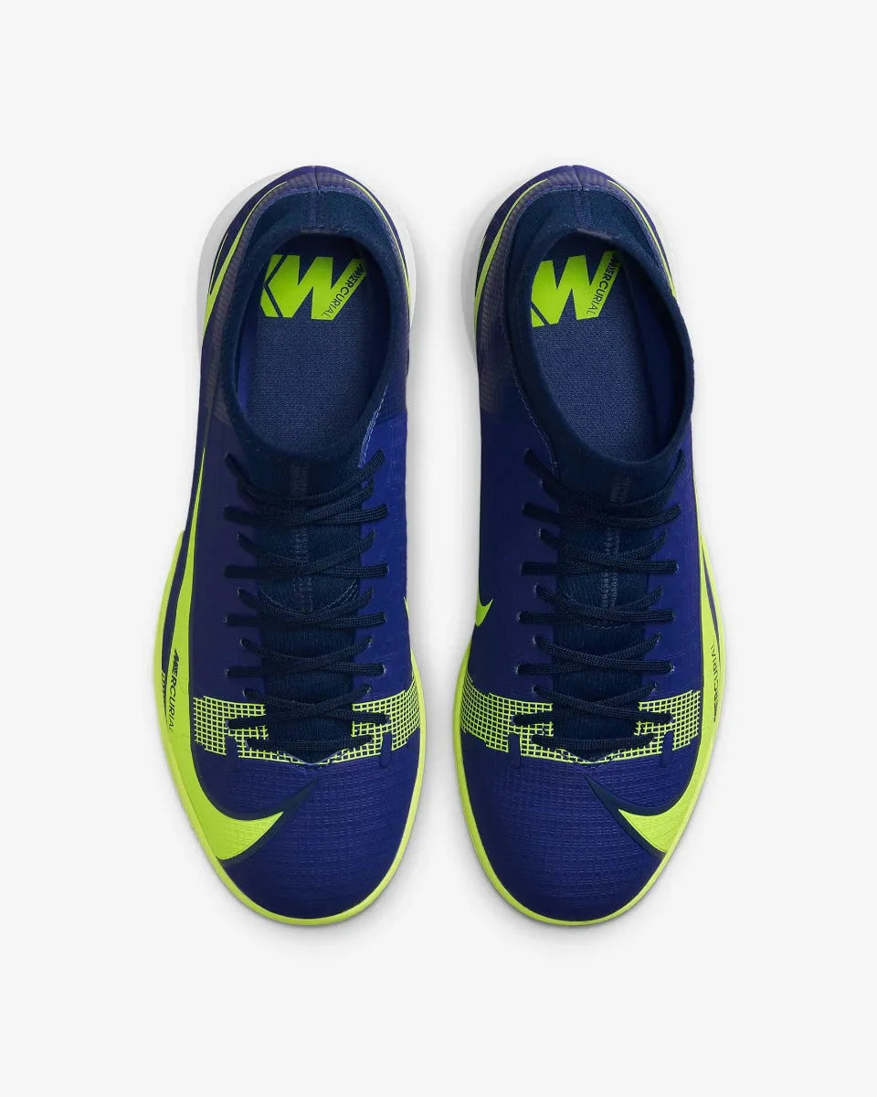 Nike Superfly 8 Academy IC - Lapis-Volt-Blue Void (Pair - Top)