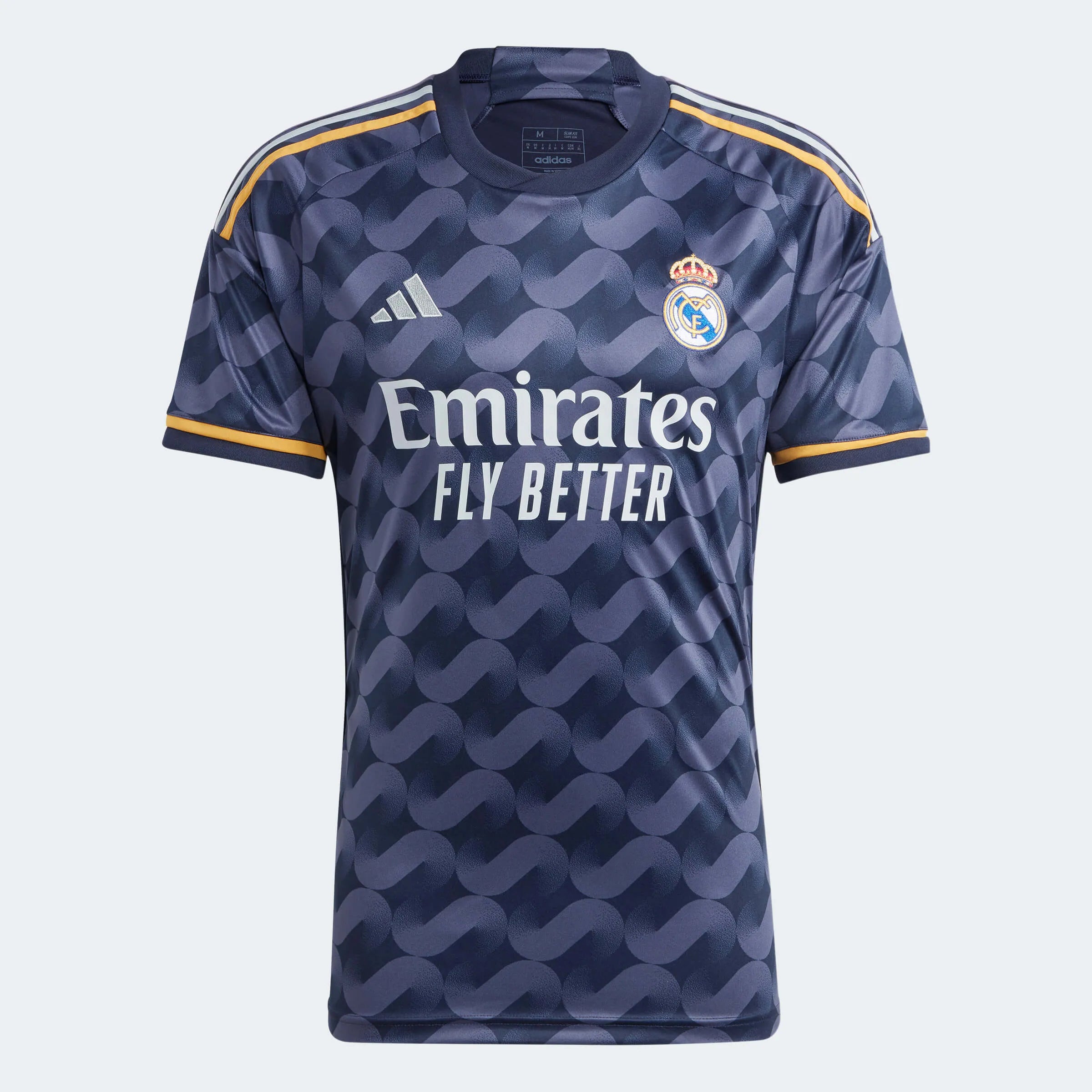 adidas 2023-24 Real Madrid Men's Stadium Away Jersey (Front)