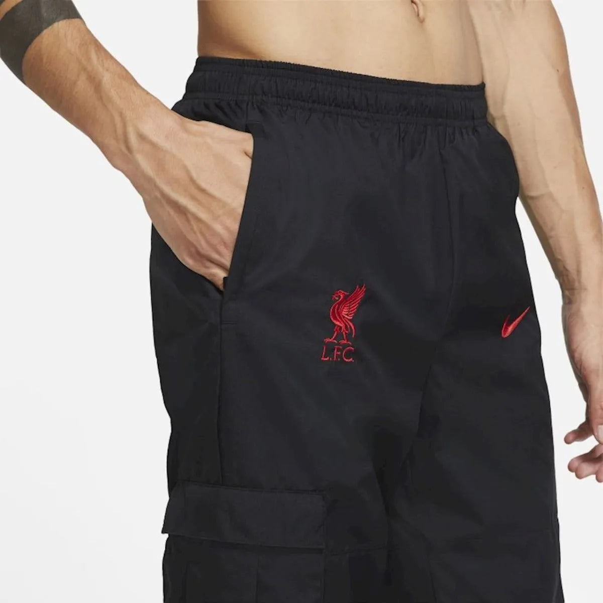 Nike 2020-21 Liverpool Woven Track Pants - Dark Grey-Turquoise