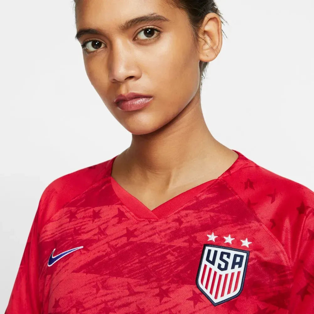 Nike USA 2019-20 Women's WC Away Jersey - Red