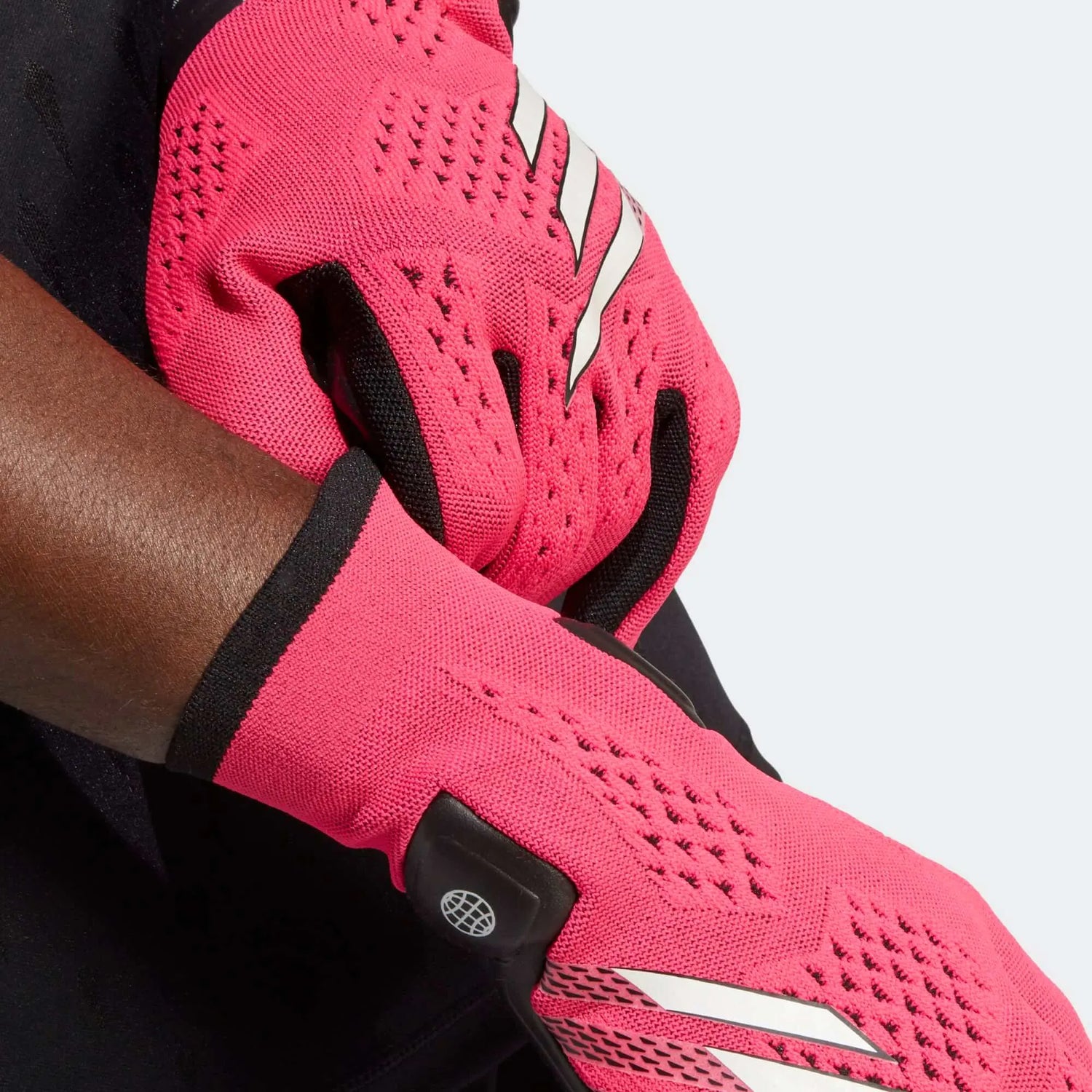 adidas X Speedportal Pro Gloves - Shock Pink - Black (Detail 1)