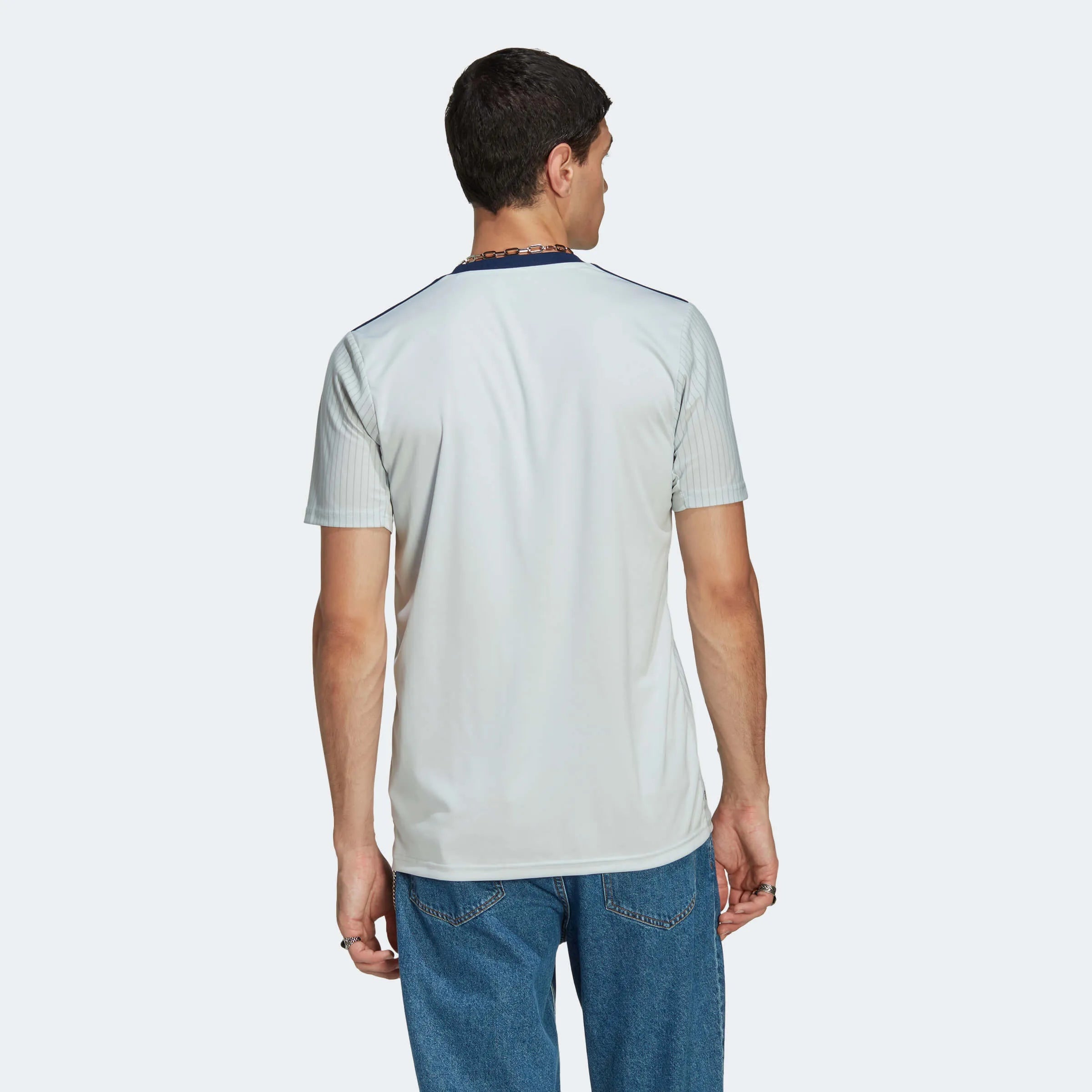 adidas 2023 St. Louis City Away Jersey - Clear Grey-Indigo (Model - Back)