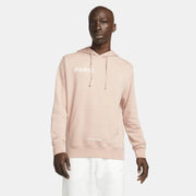 Nike 2022-23 PSG GFA Fleece Hoodie - Rose Whisper-White (Model - Front)