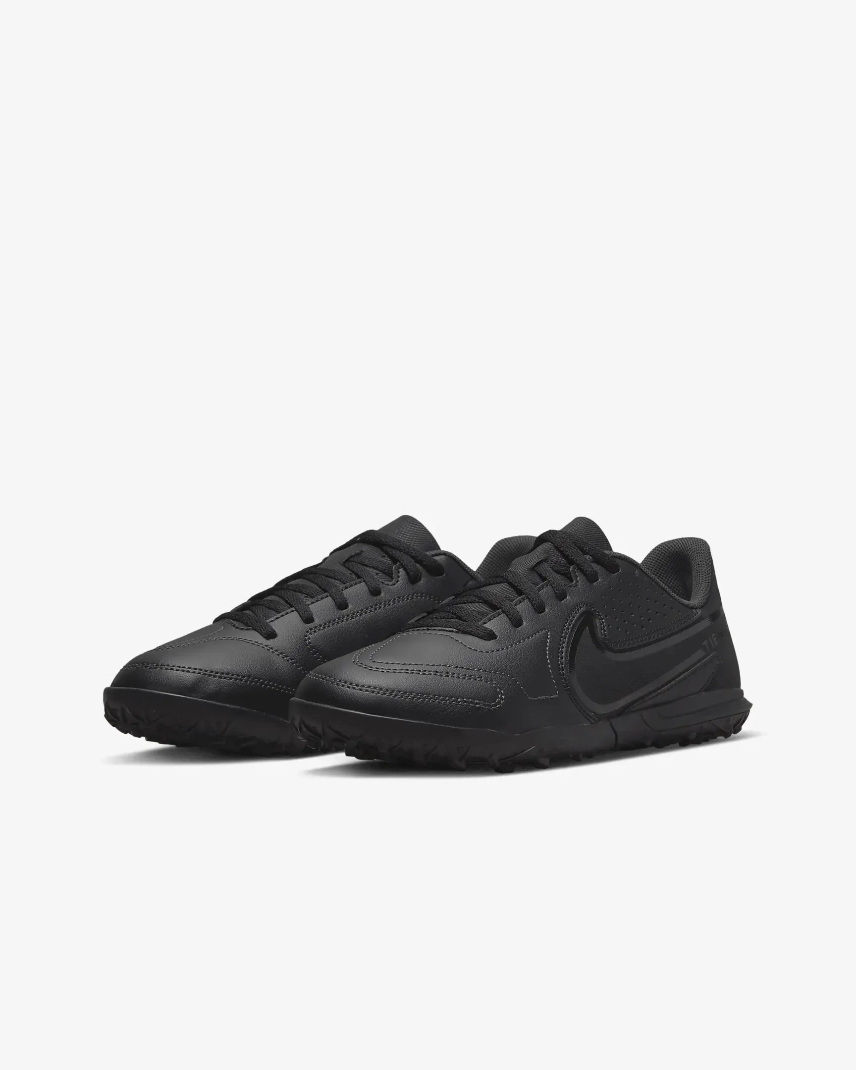 Nike Kids Legend 9 Club Turf - Black (Pair - Diagonal)
