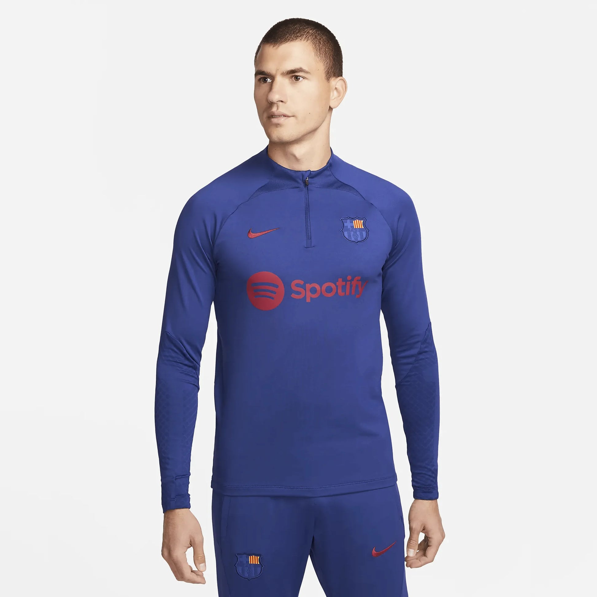 Nike 2023-24 Barcelona Men's Strike DF Drill Top (Model - Front)