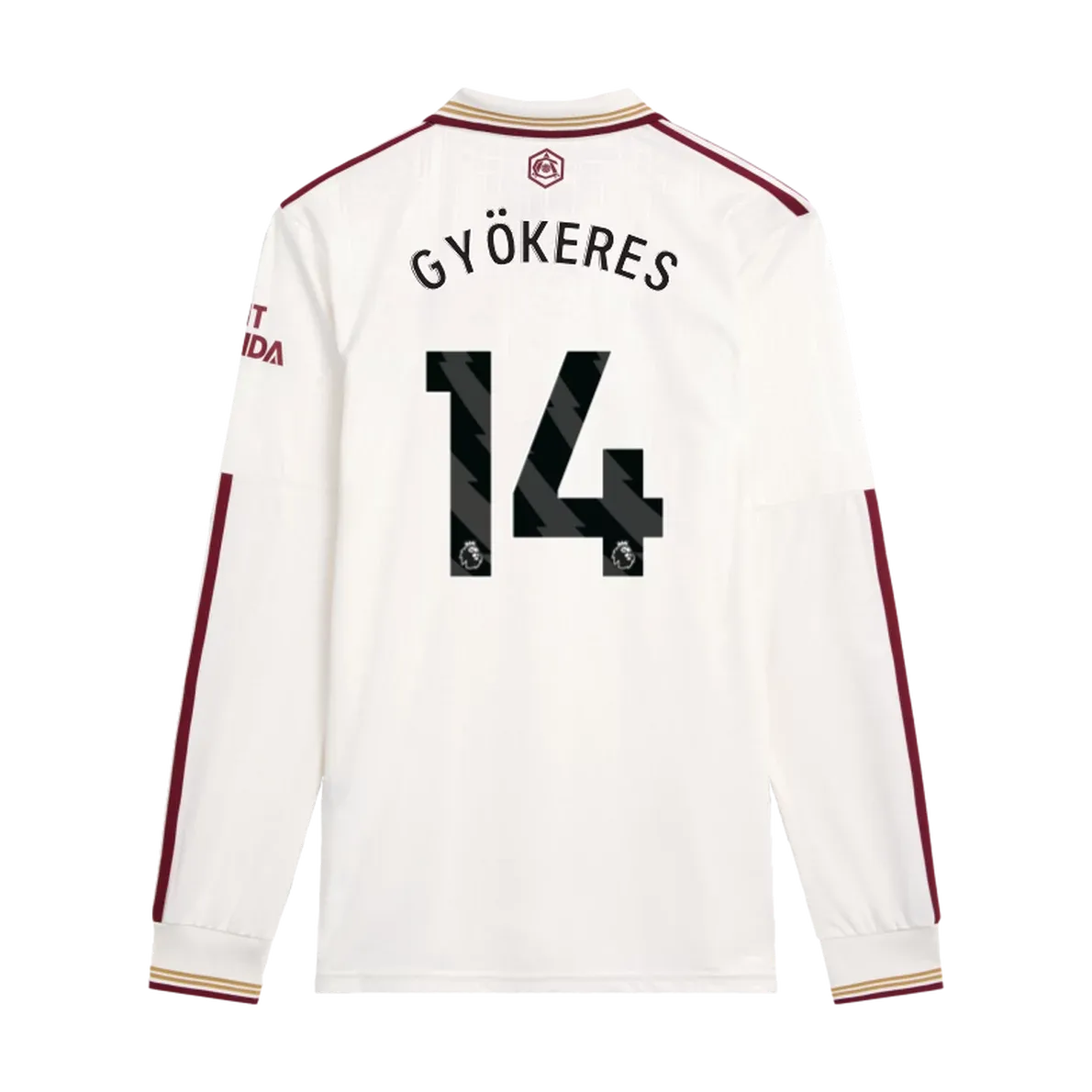 adidas 2025-26 Arsenal Men's Stadium Third Long-Sleeve Soccer Jersey (Gyokeres)