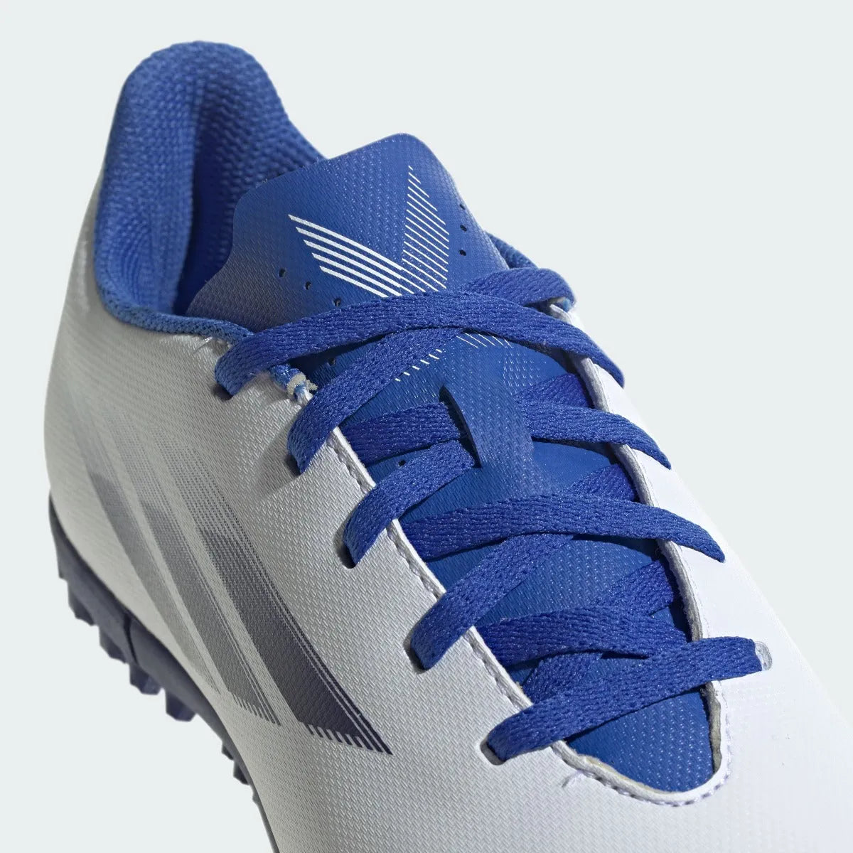 adidas Kids X Speedflow .4 Turf - White-Indigo (Detail 1)