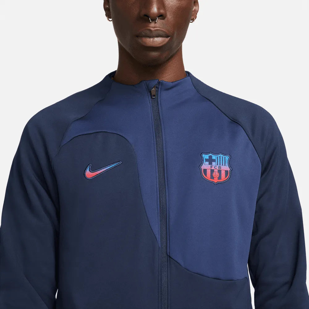 Nike 22-23 FC Barcelona ACDPR Anthem Jacket - Obsidian-Navy-Red