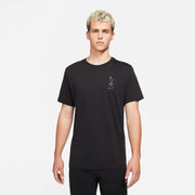 Nike 2021-22 Tottenham Voice Tee - Black (Model - Front)